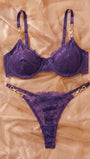 2pcs/Set Solid Color Sexy Lace Wireless Bra Set For Women - Bella Store