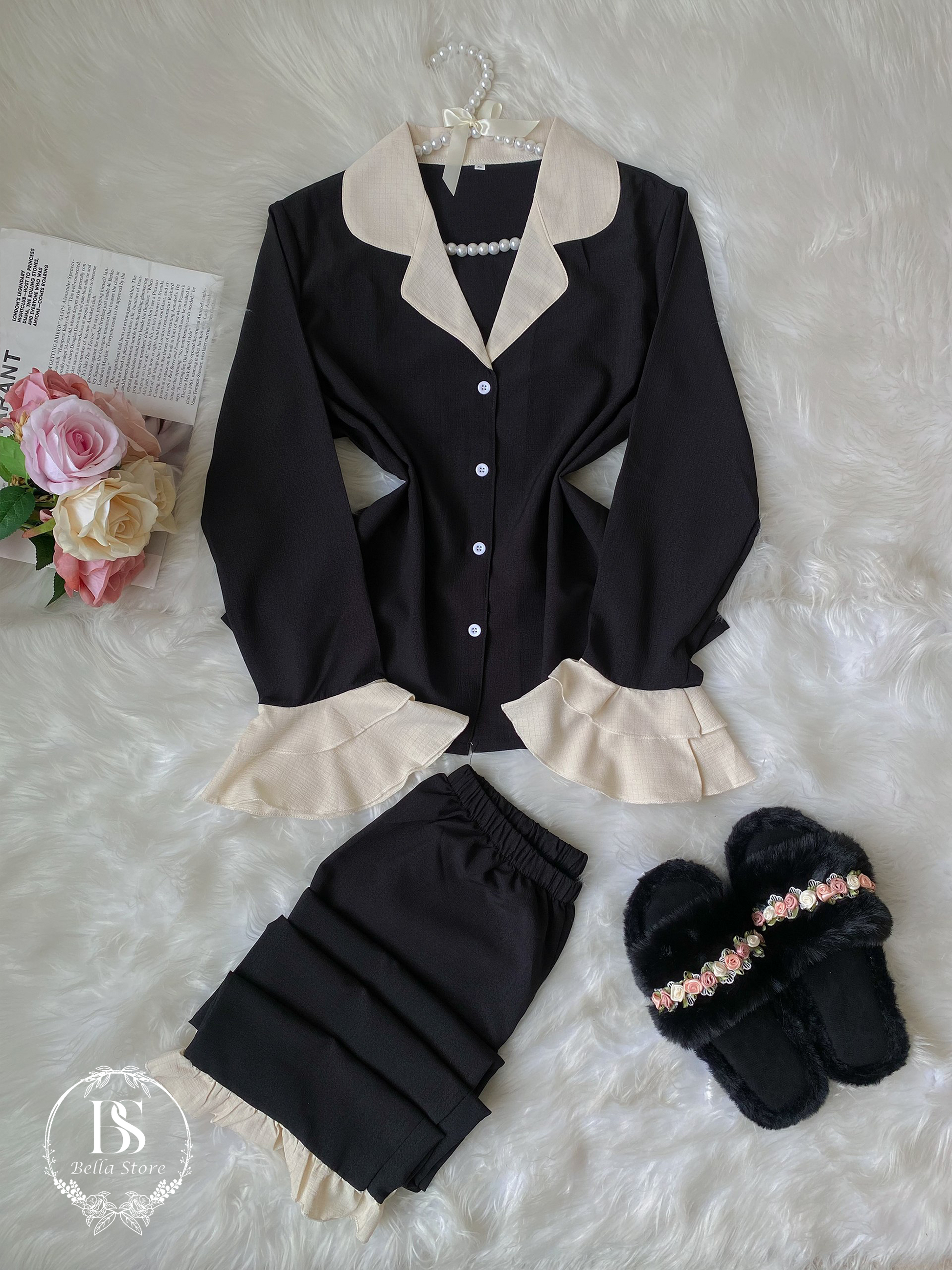 Black White Collar