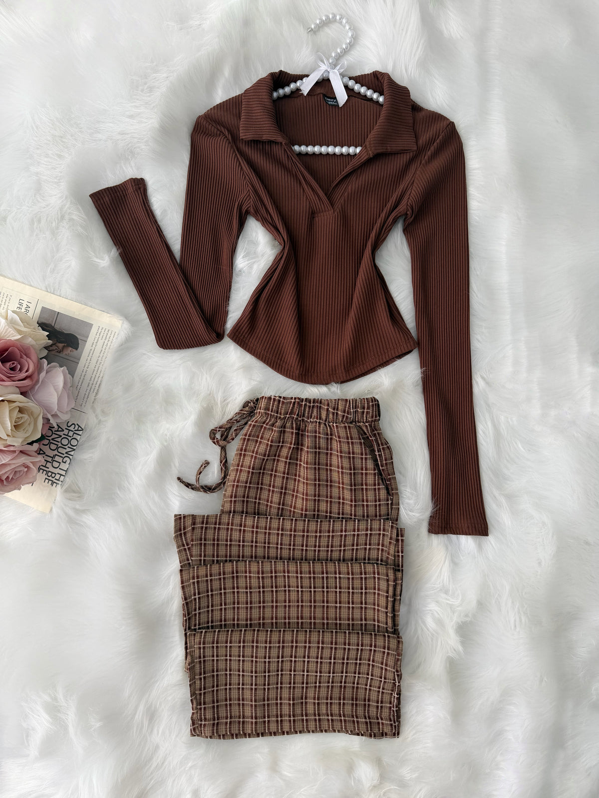 Brown Small Karohat Pajama