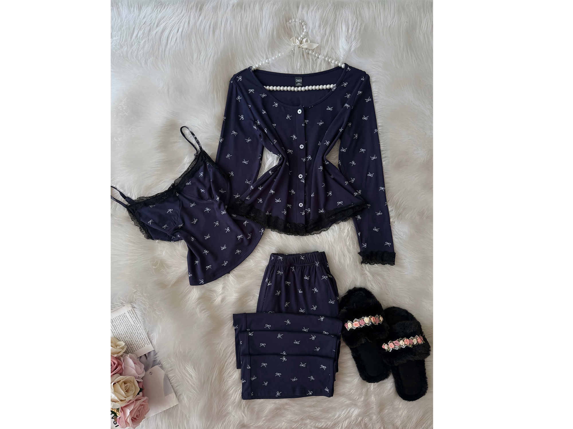 Nily Small White Bow 3 Pieces