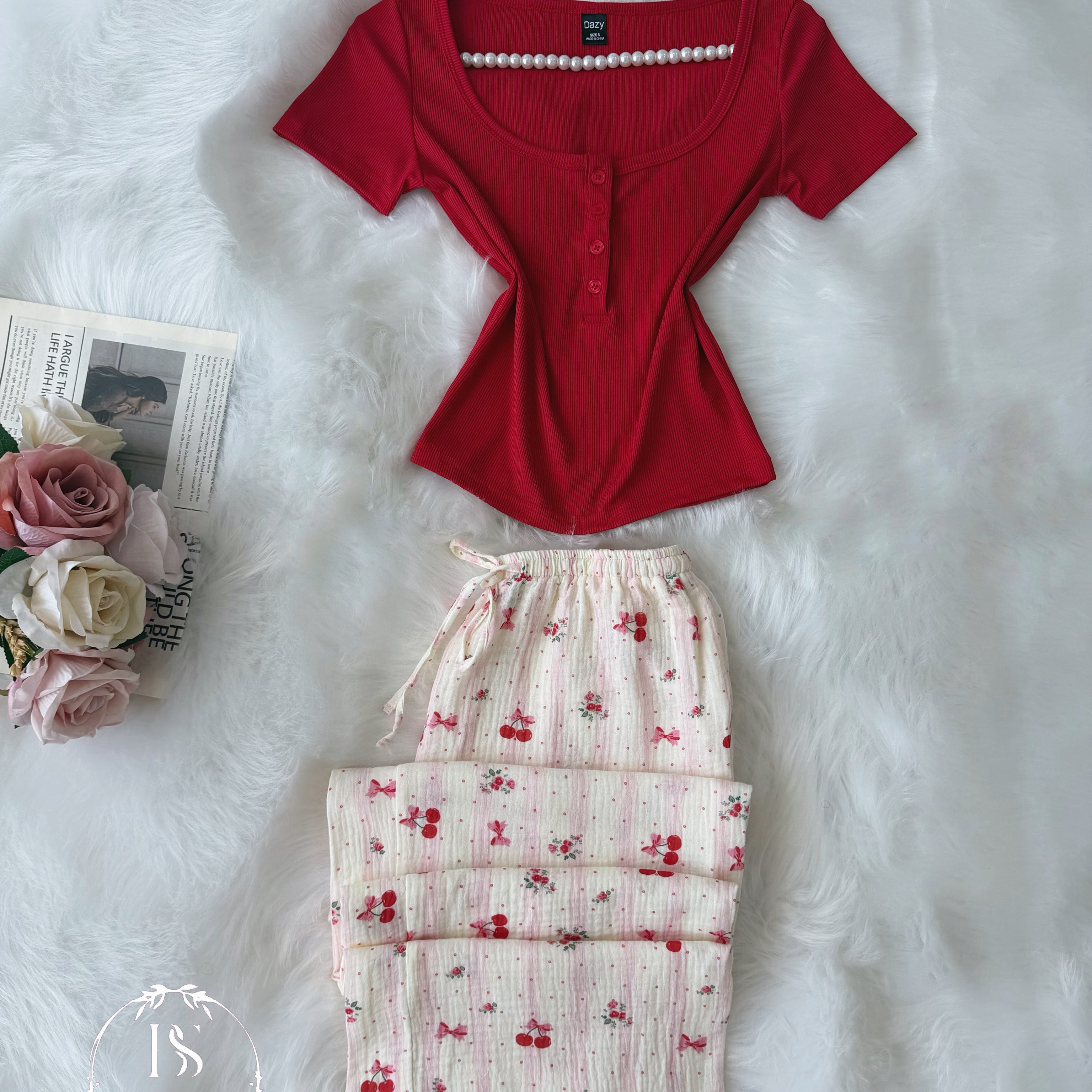 Red Pink Pajama