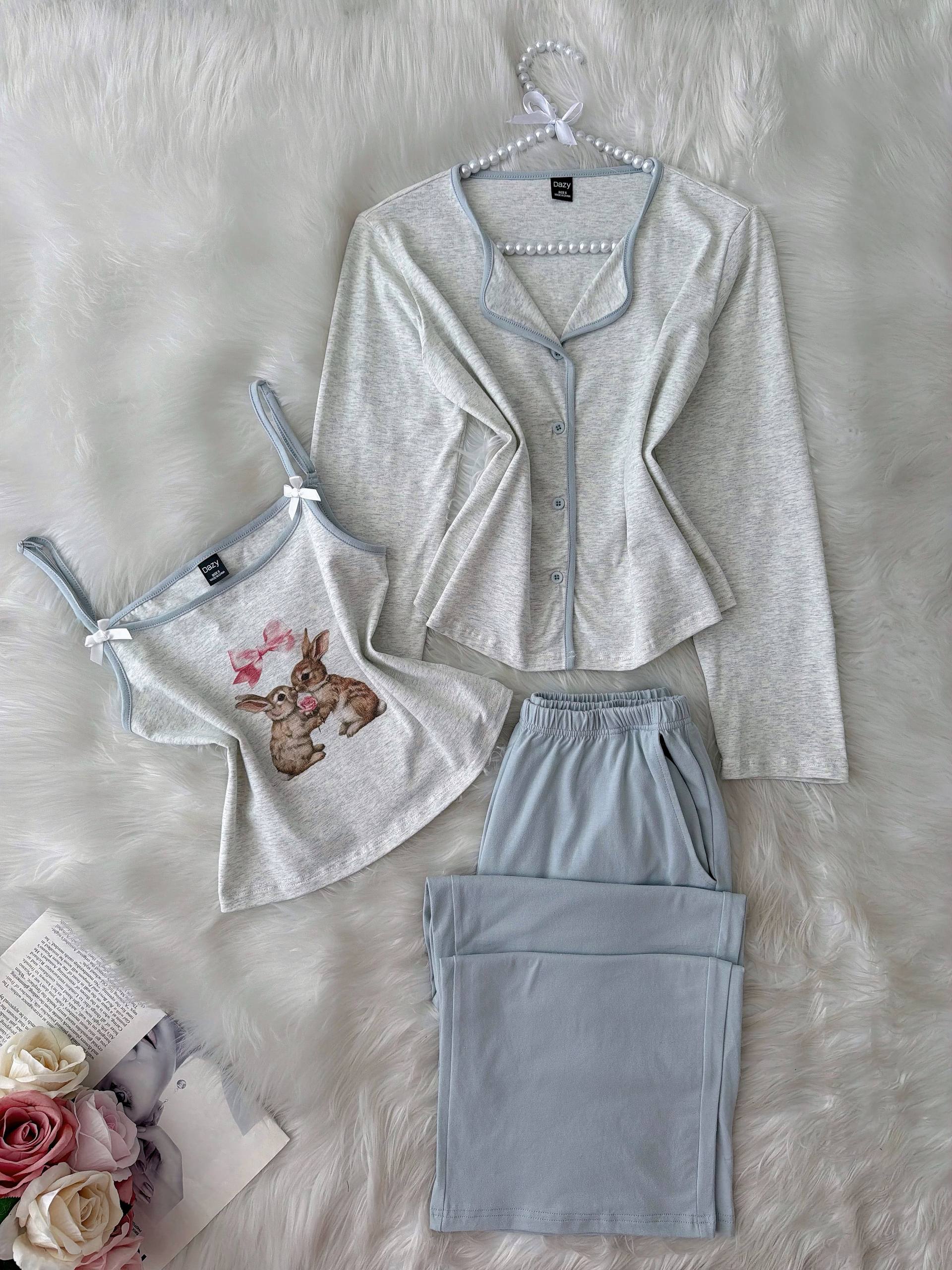 Grey Rabbit 3 Pieces