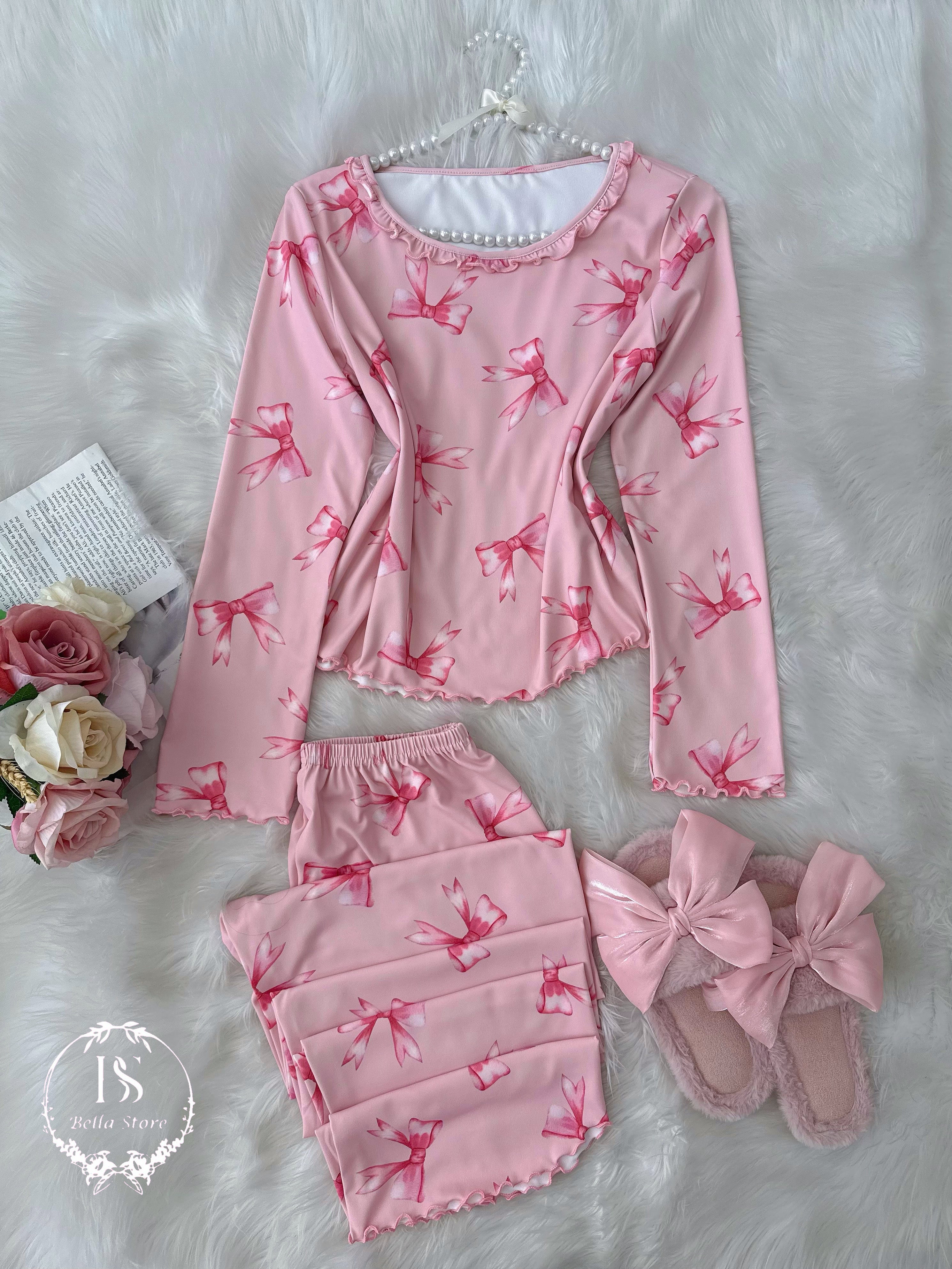 Pink Bow Cotton