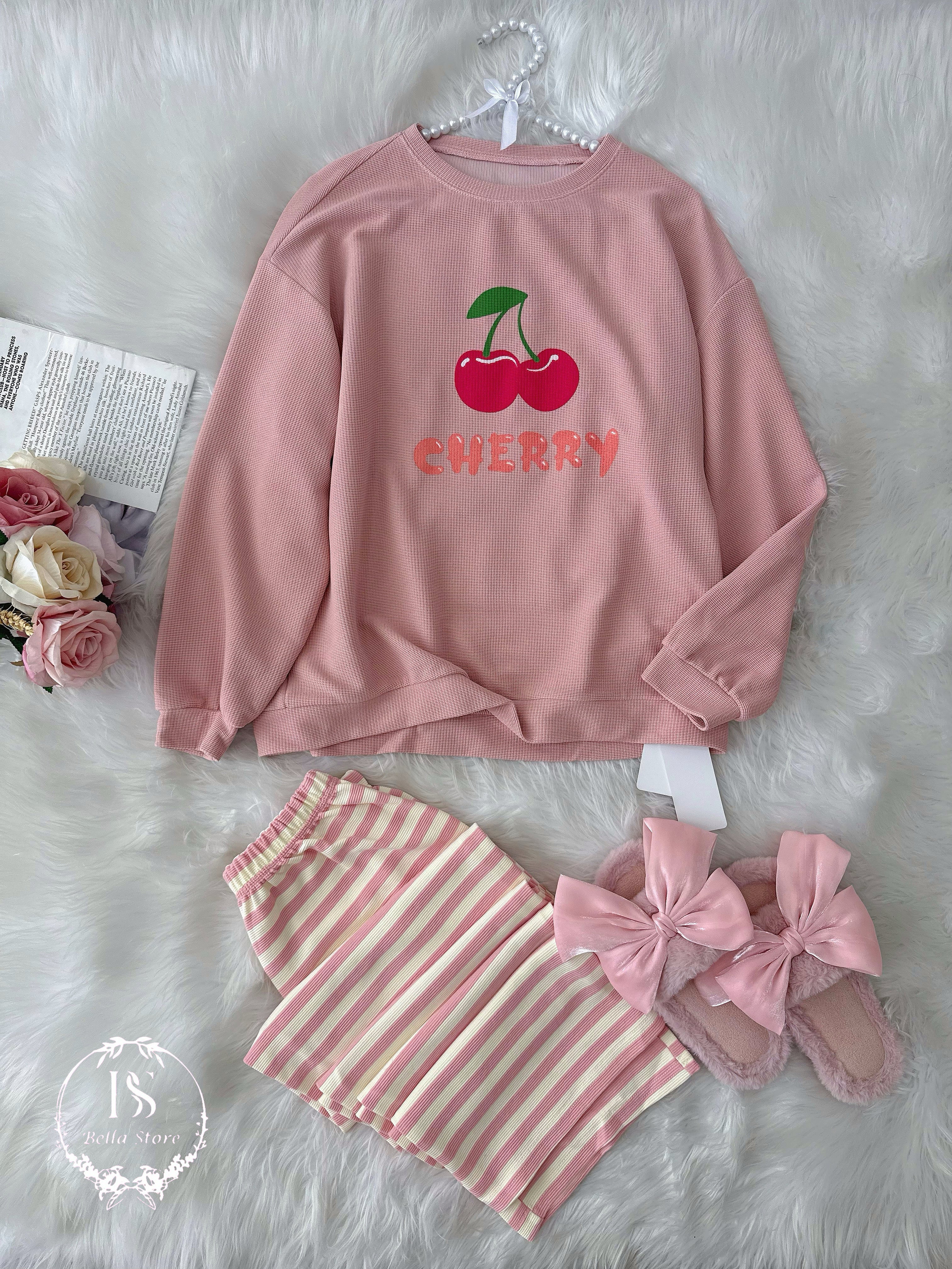 Dazy Cherry Stripped