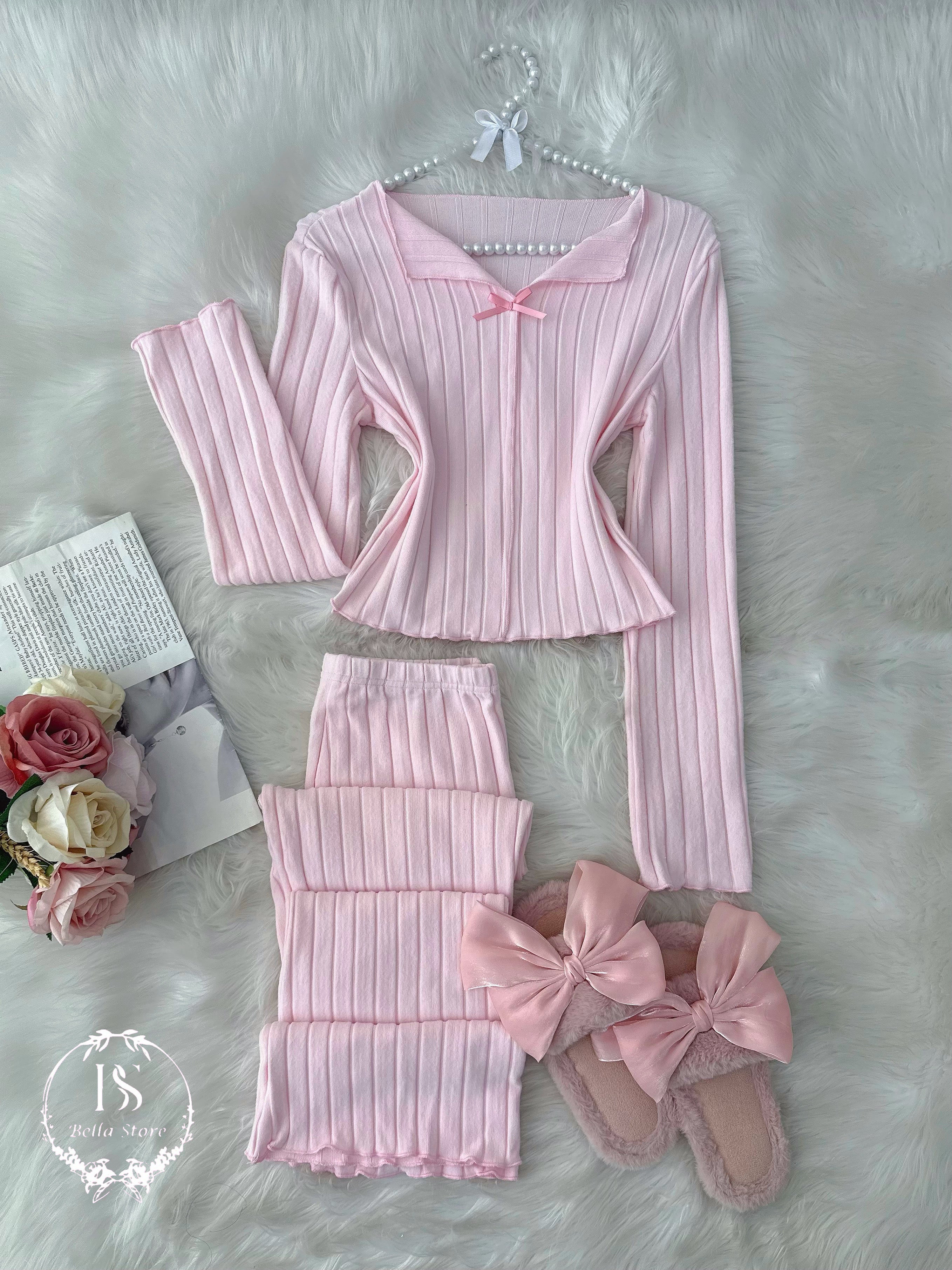 Pink Small Bow Winter