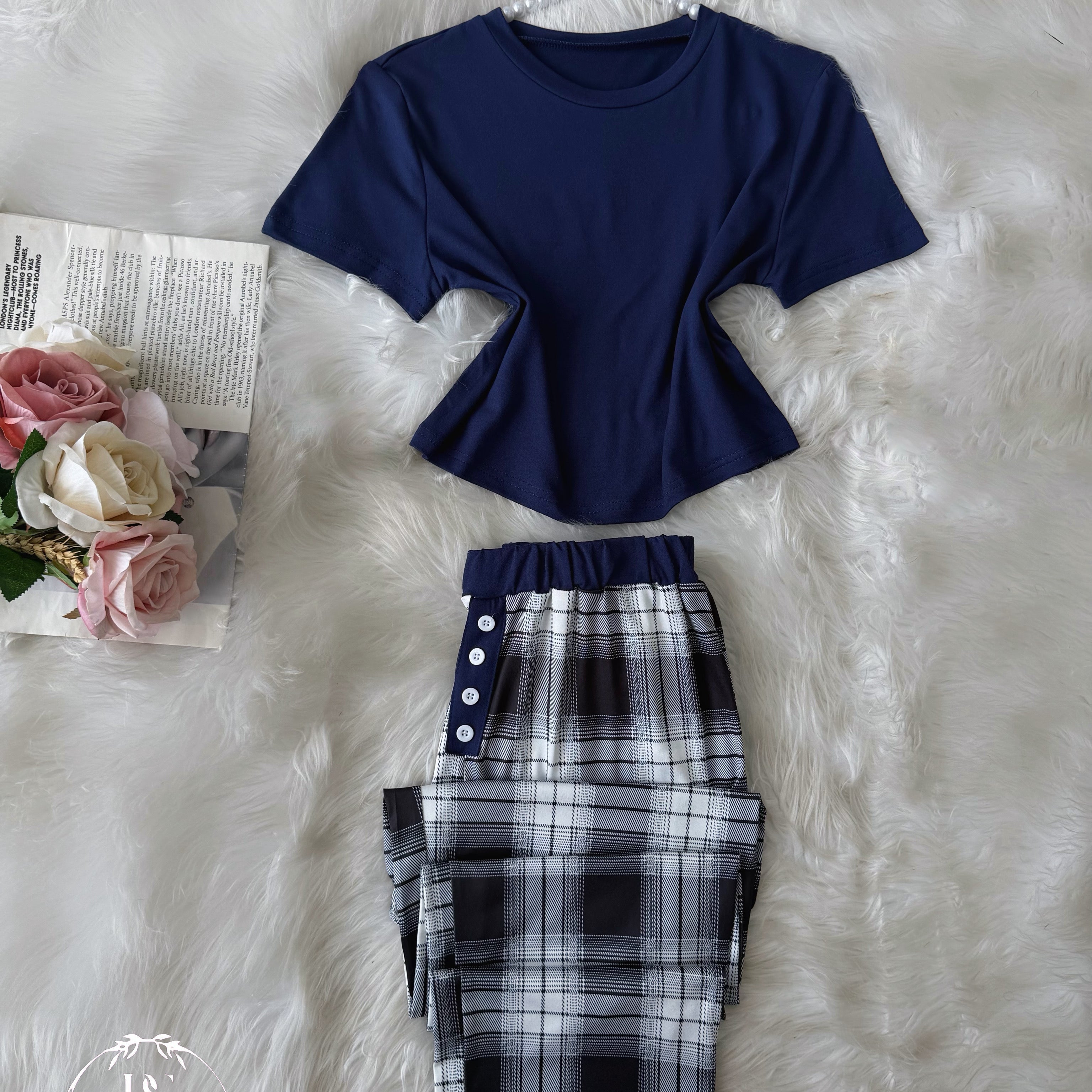 Nily Karohat Pijama Half Sleeve