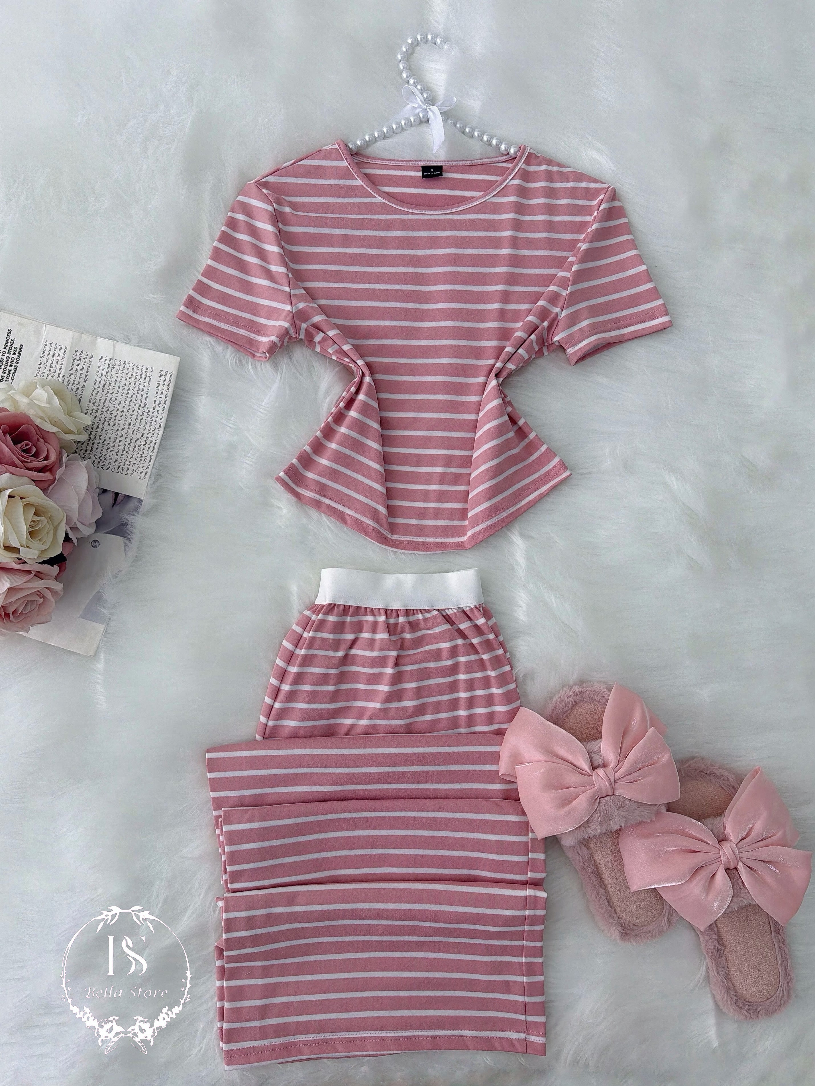 Pink White Strippet