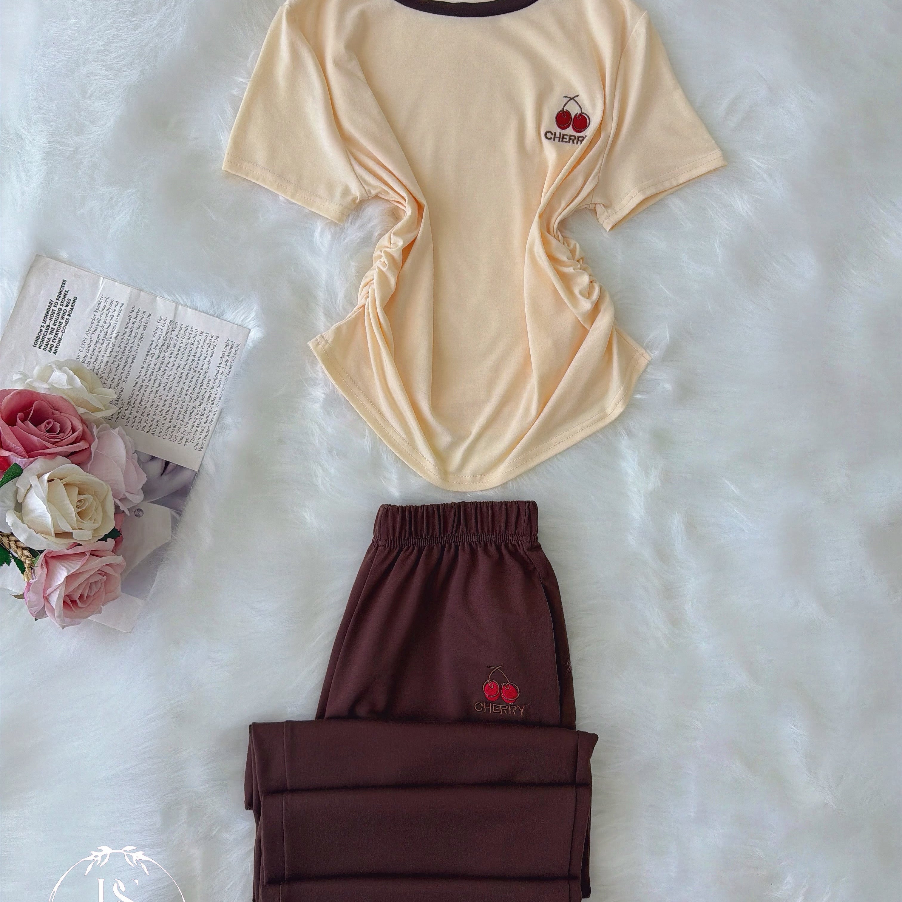 Beji Small cherry Brown Pijama - Bella Store
