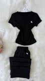 Black Polo Half Sleeve - Bella Store