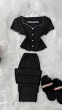 Black White Button - Bella Store
