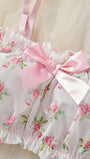 FloralLove Romantic Floral Sexy Dress Set For Women, Lingerie Set Bridallingerie Bountiful Floral Splendor Cozy And Elegant Details - Bella Store