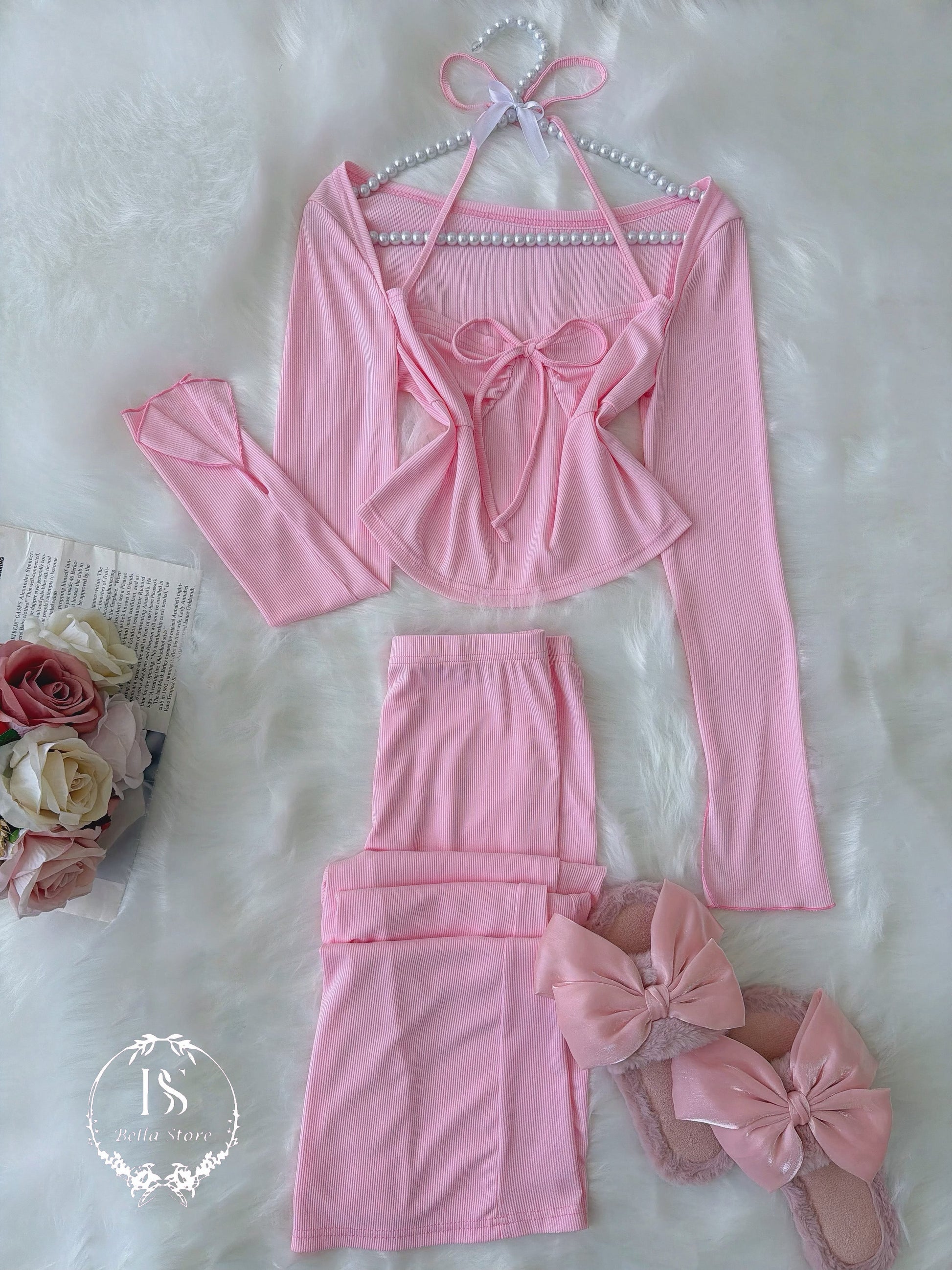 Pink Bow - Bella Store