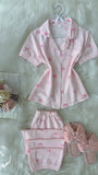 Pink Small Bow Stripet - Bella Store