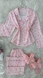 Pink Small Flower Strippet - Bella Store
