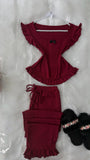 Red Small Black Bow Without Sleeve - Bella Store