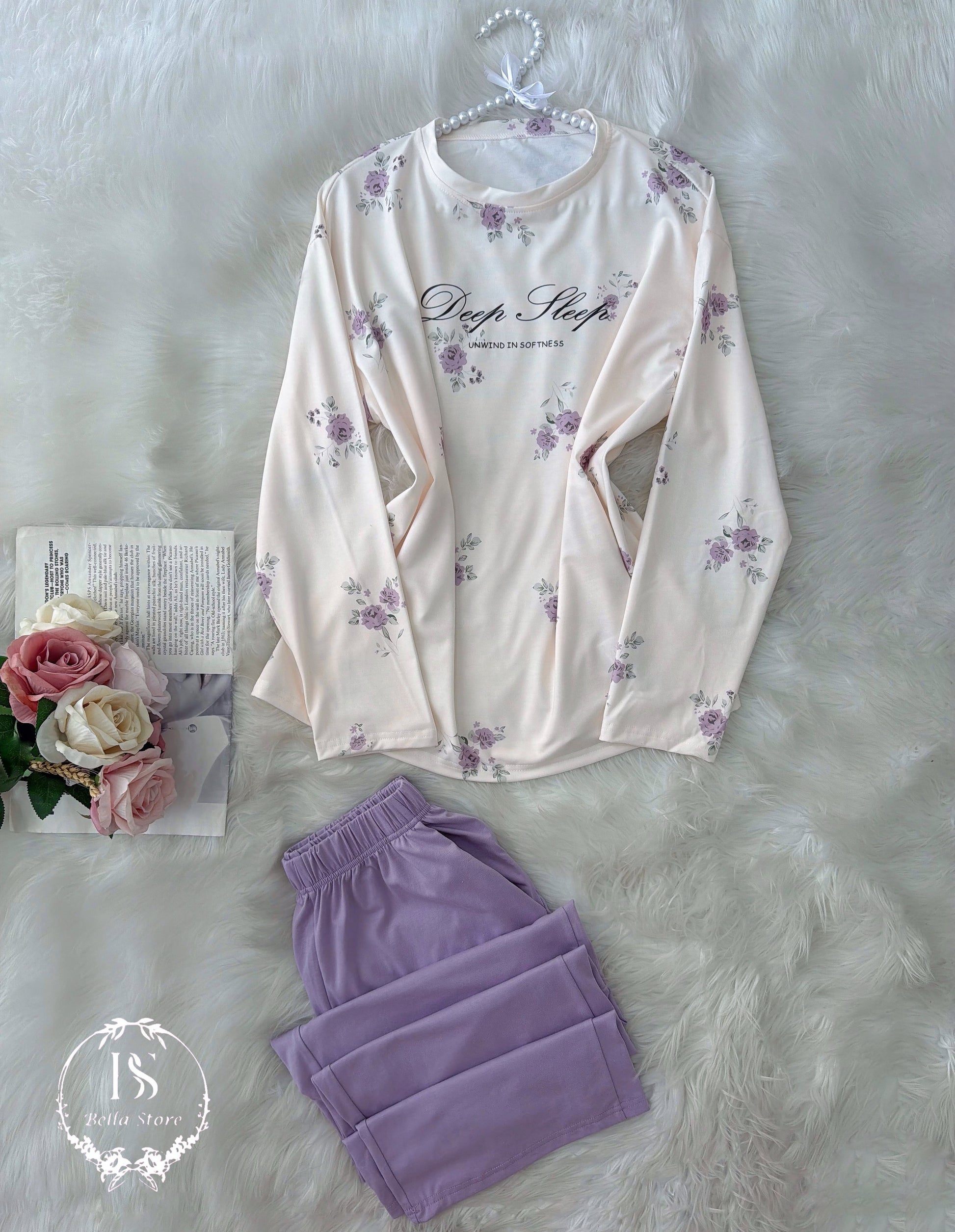 Purple Flower Cotton