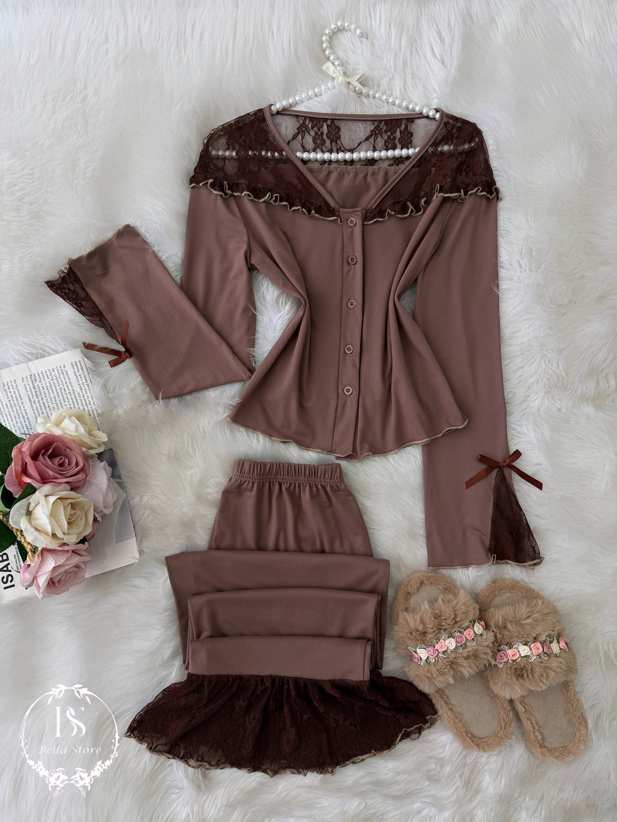 Brown Tul