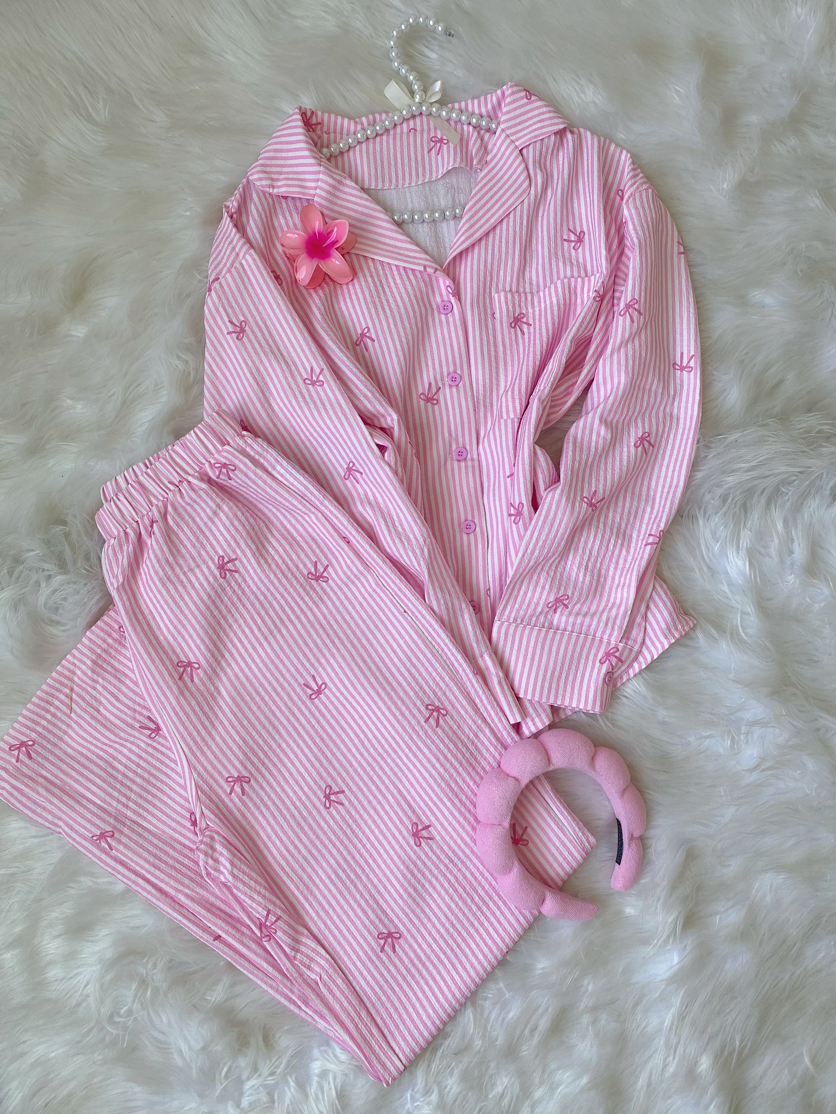 Pink Small Bow Strippet