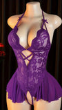 Sexy Lingerie Set - Women's Off-Shoulder Sexy Sleepwear, Hollow-Out Uniform Sexy Underwear - Bella Store