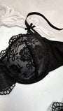 Snug Zone 2pcs Women Lace Patchwork Sheer Twist Sexy Lingerie Set - Bella Store