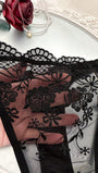 Snug Zone 2pcs Women Lace Patchwork Sheer Twist Sexy Lingerie Set - Bella Store